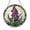 Acrylic 3.5 Inch, variant on Decorative Purple Foxglove Flower Stained Glass Style Suncatcher Window Hanging Decor, Botanical Glass Panel Art Window Ornament