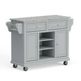 thumbnail image 4 of Kitchen Cart in Ultimate Grey with Grey Granite Top, 4 of 6