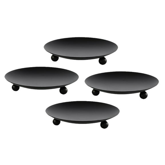 zttd holders iron black candle base candlestick decoration wrought 4pc candle home decor a