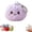 purple, variant on 2026 New Dumpling Keychain, Soft Plush Dumpling, for Handbags Purses Backpacks & Car Keys