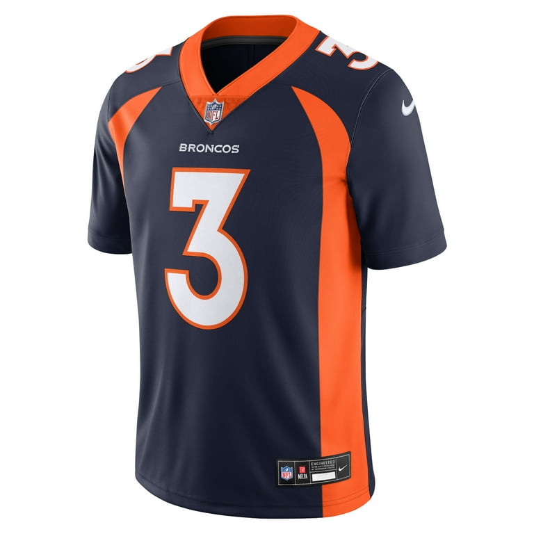 RUSSELL retailer WILSON 3 DENVER BRONCOES JERSEY