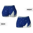 thumbnail image 5 of Kdxio Christmas Fir Tree Print Workout Shorts for Women Seamless Soft Smooth Gym Yoga Scrunch Active Shorts, 5 of 9