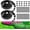 Black, variant on 2'' x 200' Landscape Edging Kit Edging Border Coil Include 120 Anchoring Spikes 10 Connectors Plastic Garden Border for Lawn Garden Grass Yard Home(Black)