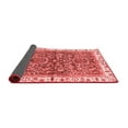 thumbnail image 2 of Ahgly Company Indoor Round Abstract Red Modern Area Rugs, 8' Round, 2 of 4