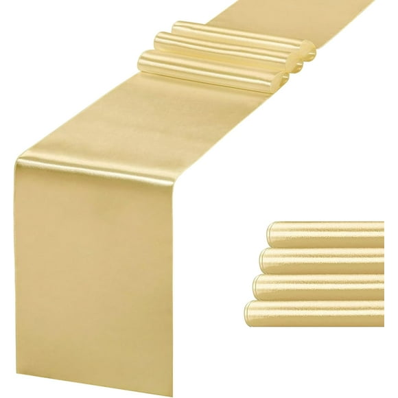 HWZWT x 5 pack table runner 12 x 108 inches silk table runner 275 cm banquet