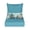 Blue, variant on Aoodor 22" x 24" Patio Chair Cushions Set, Memory Foam Outdoor Deep Seat Cushions (1 Seat, 1 Back, 1 Lumbar Pillow) - Cream Yellow