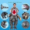 thumbnail image 5 of MAGOTAN Halloween Inflatable Dinosaur Costume Adult,Blow Up T Rex Suit Men Women, Halloween Adults Funny Blow Up Lightweight & Flexible for Cosplay, Parades, 5 of 7