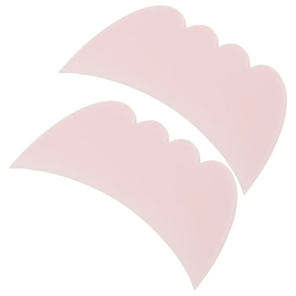 WHAMVOX 2pcs Mascara Shield Silicone Mascara Guard For Eyelashes Mascara Shield Applicator Guard Set Reusable Eyeliner Stencil Tool Eyeliner Guide Tool