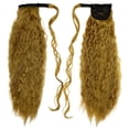 thumbnail image 2 of Ebo Synthetic Heat Resistant Wrap Around Ponytail Hair Extension Brazilian Wave 30" (#T2/613 Brown / Blonde ), 2 of 7