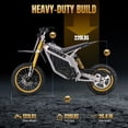 thumbnail image 6 of 42MPH Electric Dirt Bike,E-dirt Bike with 3000W Motor & 30AH Removable Battery,IVFJFV Powered Ride on Car Full Suspension Shock Absorbing ,All Terrain for Outdoor Adventure, 6 of 9