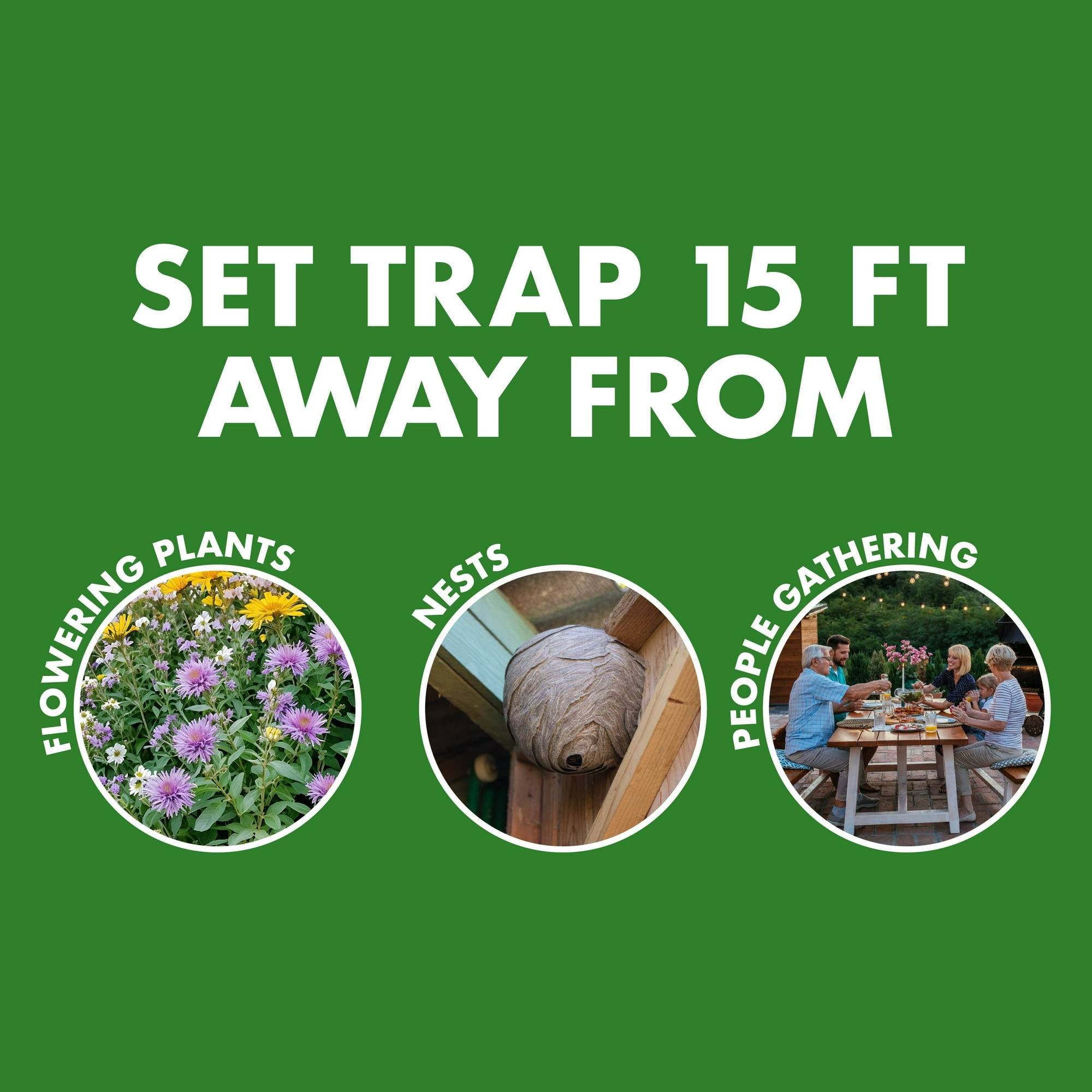 Spectracide Wasp, Hornet and Yellowjacket Trap, Quick-Drown Formula, 1 Count - 2 Box