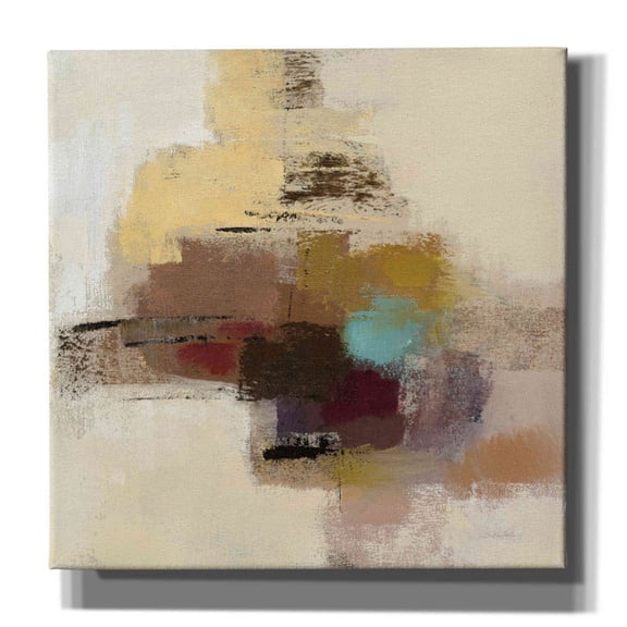 Epic Graffiti 'Morello Cherry Abstract II' by Silvia Vassileva, Canvas Wall Art, 37"x37"