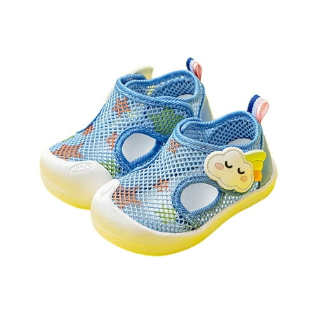 

8QIDA Athletic Shoes for Baby Girls Stable Toddler Shoes Baby Shoes Fashion Comfortable Soft Soled Cloth Shoes for Children 11-13 Months