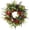 B, variant on Hello Hydrangea Farmhouse Welcome Wreath, Premium Front Door Hanging Decor, Elegant Floral Wall Wreath for Home Porch, Entry and Farmhouse Themed Space July 4Th Decorations, F