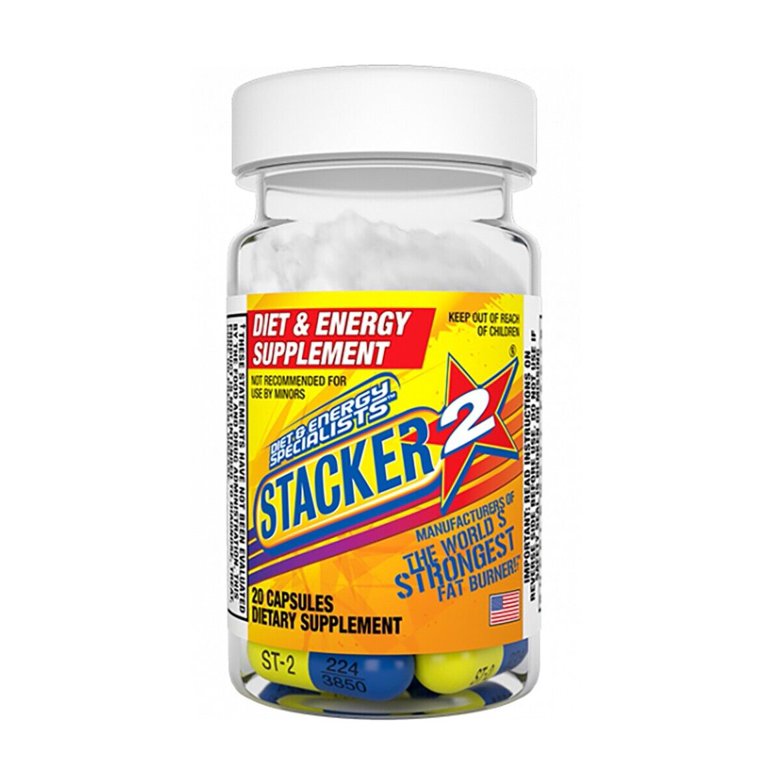 Stacker 2 Energy & Weight Loss Supplement 20 Capsules (Pack of 5)