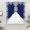 Blue, variant on Coastal Coral Swag Curtains Valance For Kitchen Windows, Orange White Ocean Marine Nautical Beach Wide Rod Pocket Curtain Drapes, Bathroom Cafe Living Room Light Filtering Drapery Panels, 72"W x 63"H