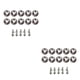 thumbnail image 1 of Kenally Juego de arandelas de tornillos para coche de 10 piezas, juego surtido de arandelas, accesorios modificados para actualización de Type3 NO3, 1 of 6