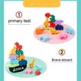 thumbnail image 4 of Equilibrio De Animales De Madera, Bloques De Construcción, Juguetes Montessori, Equilibrio Del Juego De Barco, Educación Infantil Temprana, Regalos Para Niños Yuarrent FN003058-00, 4 of 6