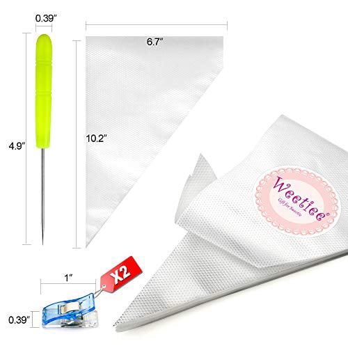 Weetiee Tipless Piping Bags  100pcs 12Inch Disposable Piping Pastry Bag for