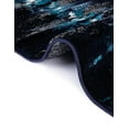 thumbnail image 7 of Unique Loom Metro Collection Area Rug - Moonlight (7' 10" Square Navy Blue/Ivory), 7 of 7