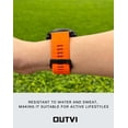 thumbnail image 4 of Correa de Reloj OUTVI Naranja para Garmin Fenix 5 6 7 Pro y Forerunner de Silicona para Hombre Mujer, 4 of 8
