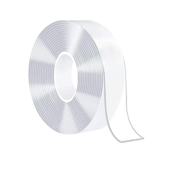 Strong Double Sided Tape Heavy Duty, 10FT Removable Nano Adhesive Wall Tape for Hanging Pictures, Posters, Carpets, Photos, Home Decor, Clear