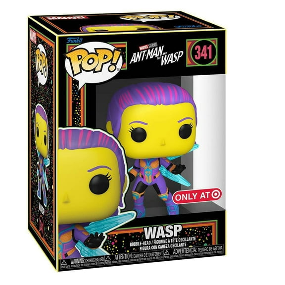 Funko Pop! Marvel Wasp Blacklight Exclusive Bobblehead