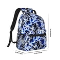 thumbnail image 2 of Honeii Blue Lightning2 Print Backpack for School,15.6 inch Laptop Back Pack for High School and College Students, Waterproof Computer Bookbag-One Size, 2 of 6