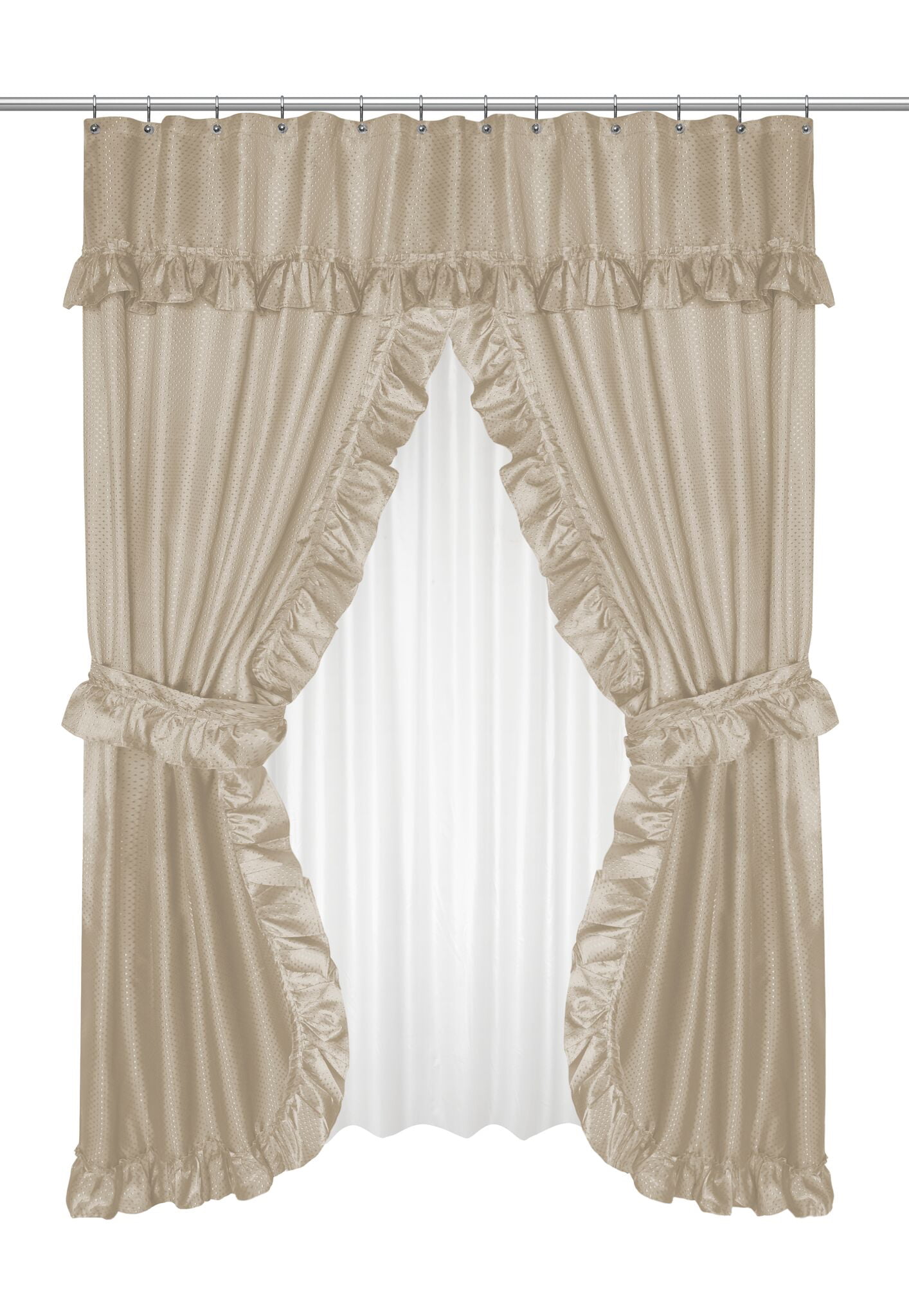 Shower Curtain Valance Set, Bathroom Valances And Shower Curtains