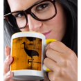 thumbnail image 2 of New Mexico, Bosque Del Apache, Sandhill Crane Bird - Us32 Pha0002 - Peter Hawkins, 15oz Two-Tone Yellow Mug, 2 of 7