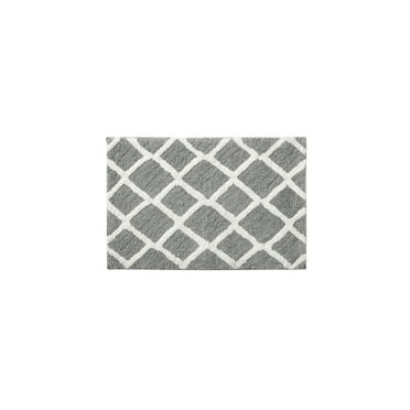 Bittman Reversible High Pile Tufted Microfiber Bath Rug 98723