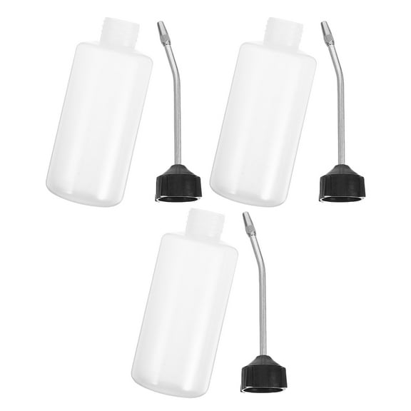 Homoyoyo Sewing Machine Oiler 3-Pack White Plastic and Iron Set for Precise and Efficient Sewing Machine Maintenance