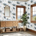 thumbnail image 4 of Peel and Stick Wallpaper Delicate Blue Gold Floral Fine Detailing Soft boho Wall Mural 23.6in x 9.8ft Self Adhesive Removable Wall Paper Renter Friendly Wallpaper for Girls Women Bedroom Livingroom, 4 of 8