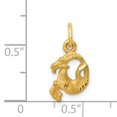 thumbnail image 2 of Collier Pendentif Capricorne en Or Jaune 14k, 2 of 6