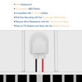 thumbnail image 2 of Glándula De Entrada De Cable Solar Resistente Al Agua Ip68 De Restmo Carcasa De Entrada De Cable Doble Resistente A La Intemperie Para Paneles Solares De Rv Caravana Marina Barco Cabina Blanco, 2 of 5