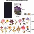 thumbnail image 2 of Pressed Flower Theme Stickers Set (320 Pieces) Dried Flowers Resin Stickers Decals Floral Botanical, 2 of 5