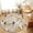 Beige, variant on Entryway Rug 2'x3', White Crane Kitchen Runner Rugs Non-Slip Carpet Mats, Golden Chinese Auspicious Clouds Vintage Beige Bedside Rugs Runners Washable Floor Carpet for Bathroom Laundry Room