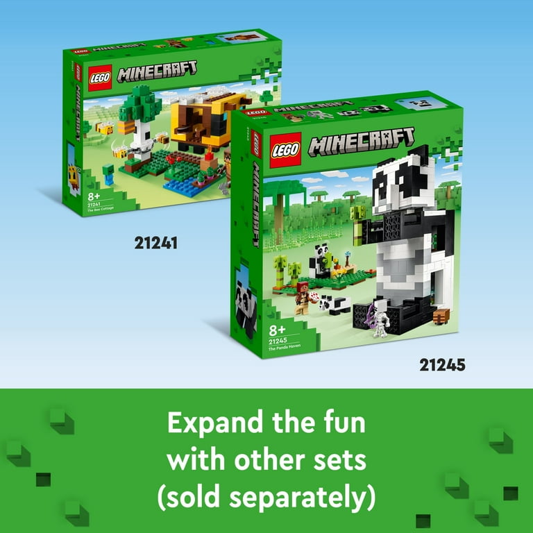 LEGO, Minecraft The Panda Haven Toy House with Animals 21245