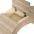 thumbnail image 6 of Kevinplus 47.24 inch Irregular Coffee Table with Flip Top and Hidden Storage Compartment for Living Room & Office, 6 of 10