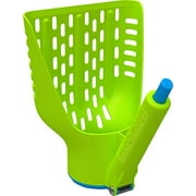 Duke-N-Boots Large Cat Litter Scoop, Patented Scoop and Release Design, Easy Clean Plastic Kitty Litter Scoop (Green/Blue)