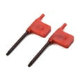 thumbnail image 2 of 12pcs 1/2\"5/8\"Boring Bar Lathe Internal Threading Inserts Turning Tool Holder, 2 of 12
