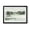 Black, variant on Turquoise Marsh II Premium Framed Print - Ready to Hang