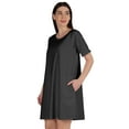 thumbnail image 2 of Inkmeso Swing Dress With Pockets Summer Cotton Tunic Tshirt Dress For Women, 2 of 7