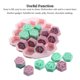thumbnail image 3 of Molde de silicona Bewildely con 19 cavidades para pasteles y galletas color Rosa claro, 3 of 6
