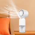 thumbnail image 3 of YiBai White Humidifiers for Bedroom, Two-in-one Handheld Spray Hydration Refrigeration Small Fan Humidifier -quiet Fan #.1386, 3 of 4