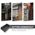 thumbnail image 5 of STRANDCHIC Outdoor Aluminum Gutter Downspout Dark Grey Designed for Easy Rainwater Collection and Filter, 5 of 8