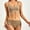 Khaki, variant on Women's Lace Blue nylon bra Fashionable Sexy Drill Decoration Lace Bra Set Ladies Gather Bra Underwear