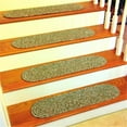 thumbnail image 1 of Rhody Rug SA68A008X028-13 Sandi Tweed Braided Stair Tread, Bayleaf - Set Of 13, 1 of 1