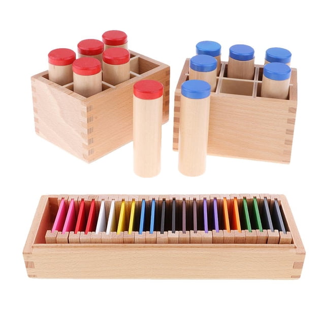 Rompecabezas de Números de Clasificación Toys Sound Cylinder Box Set Juguete Educativo Perfecl Ayudas para la enseñanza del jardín de infantes para niños