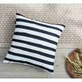 thumbnail image 5 of Ada Home Decor Black & White Stripes Contemporary Pillow, 5 of 6